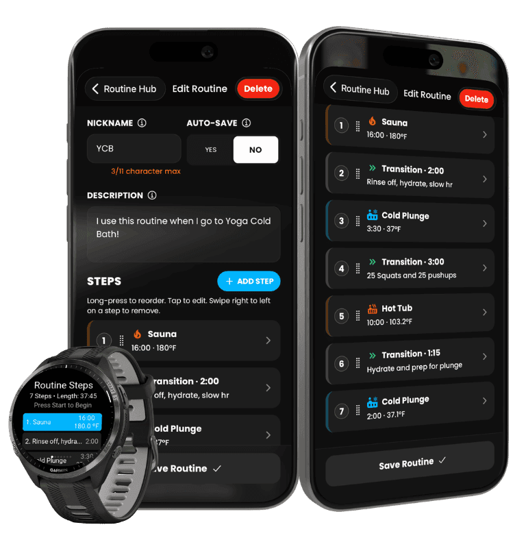 Create Routines on PlungePalz smartwatch apps